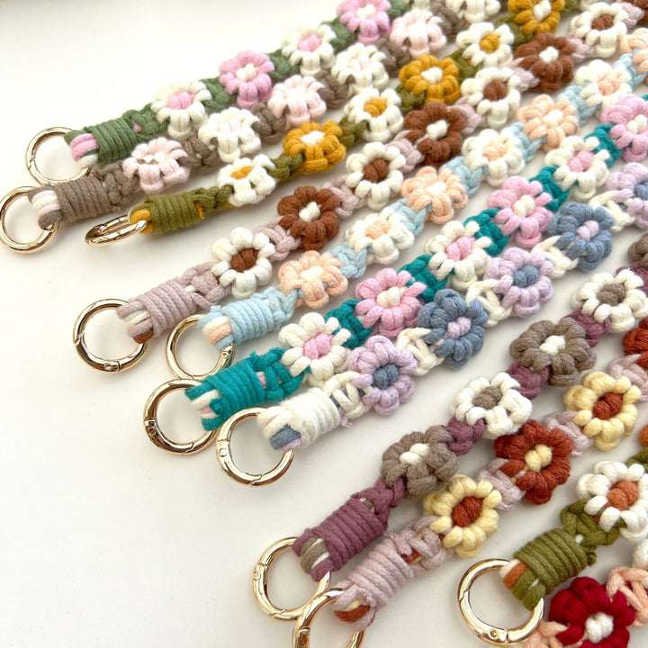 Blumenmuster Schlüsselanhänger Halter Karnz