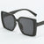 Damen oversized Designer-Sonnenbrille im modernen geflochtenen Design Karnz