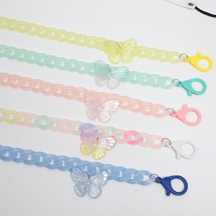Dekorativer Schmetterlings-Brillen-Halsband Karnz