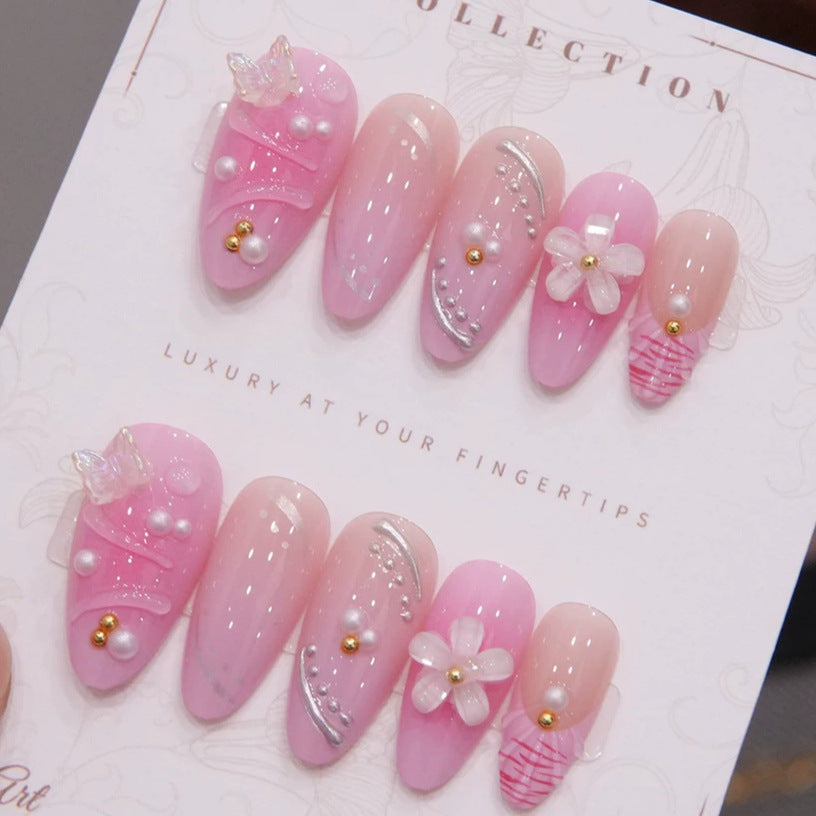 Luxuriöses dekoratives Press-On-Nagelset  1791254698