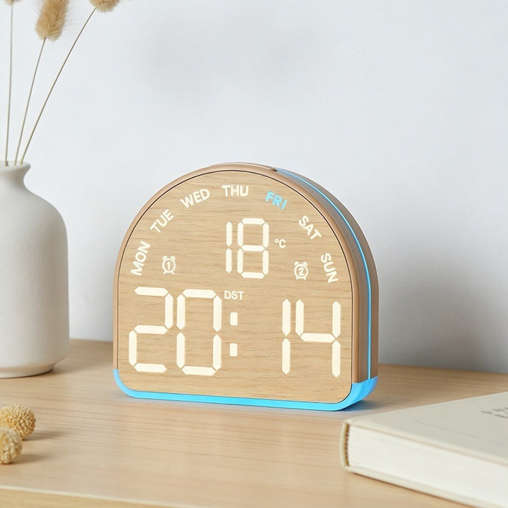 Digitaler Wecker mit Temperatursensor und Dateianzeige Karnz