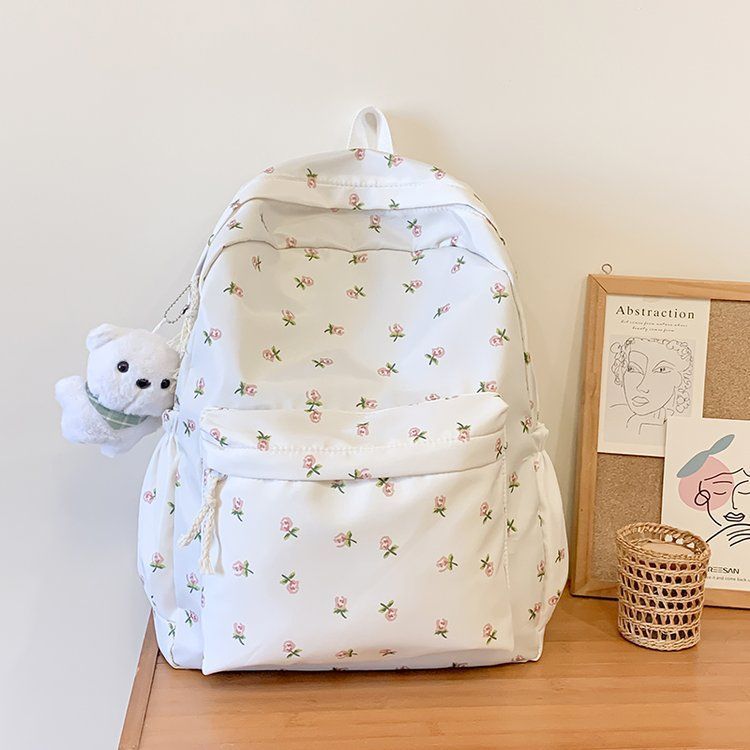 Blumenmuster Rucksack Karnz