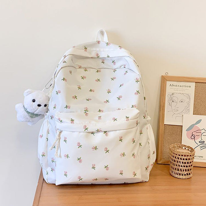 Blumenmuster Rucksack Karnz