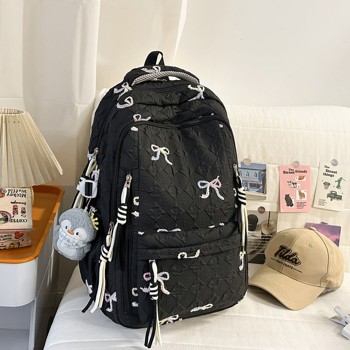 Bestickter Stepp-Rucksack Karnz