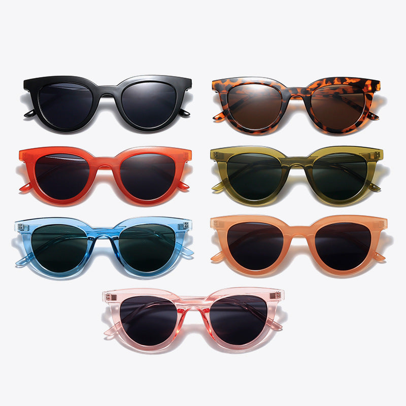 Damen stylishe Katzenaugen Sonnenbrille Karnz