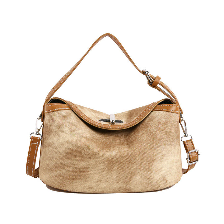 WoStylish Vintage Wildleder Hobo Tasche Karnz