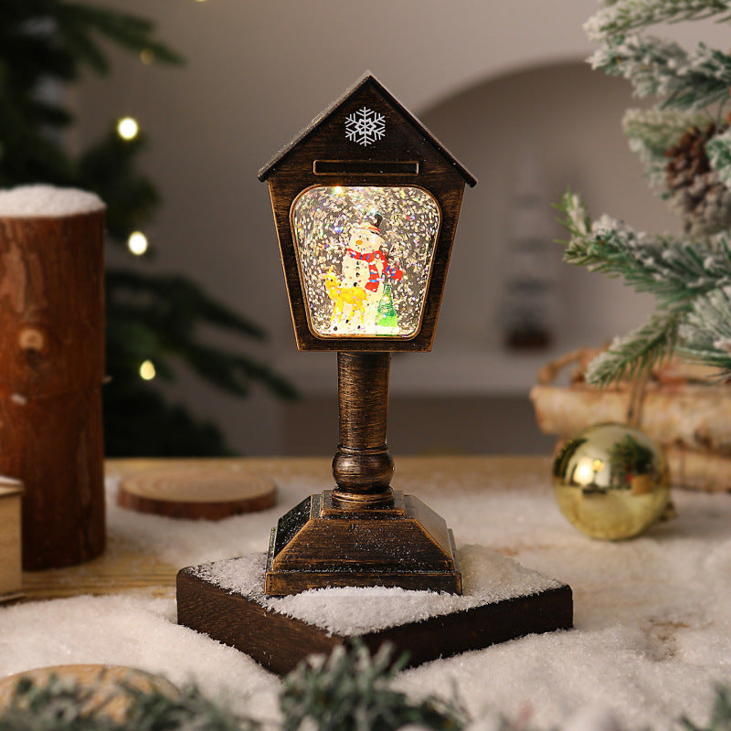 Beleuchtete Weihnachtslaterne Karnz