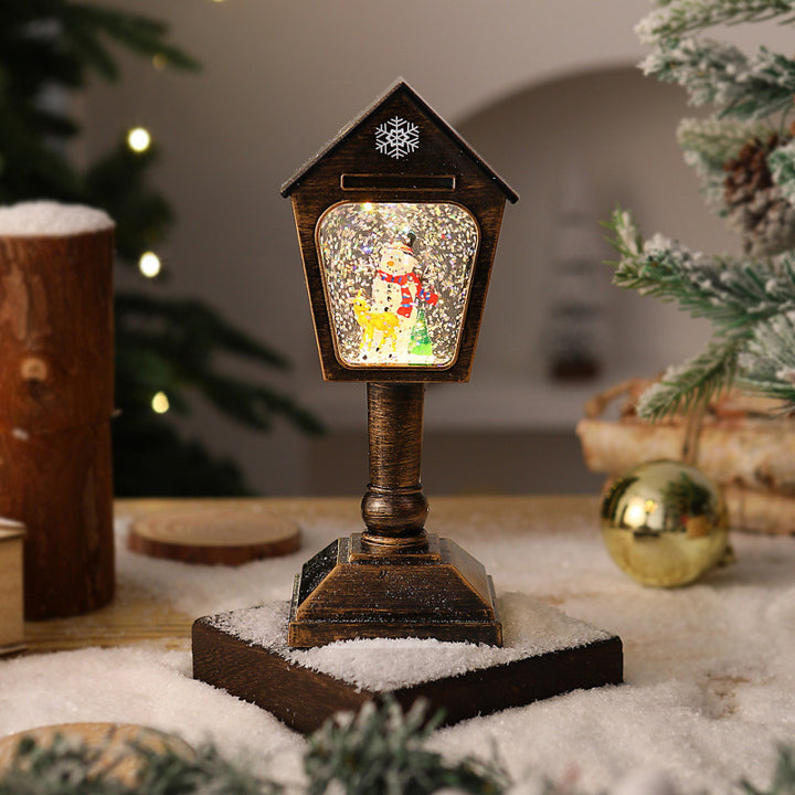Beleuchtete Weihnachtslaterne Karnz