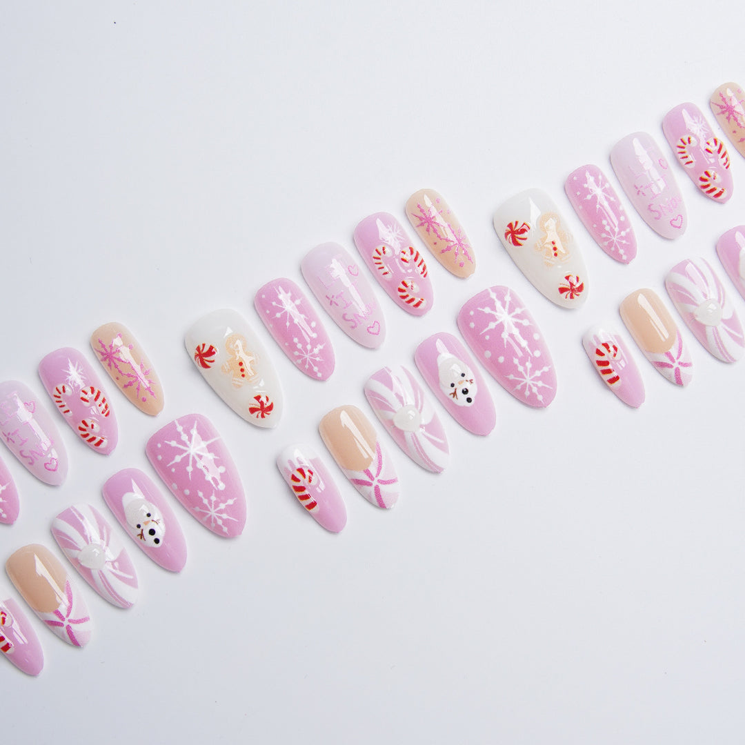 Festliche Nagelschablonen Karnz
