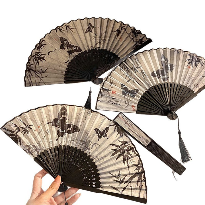 Handgefertigter Fächer mit Elegantem Schmetterlingsdesign Karnz
