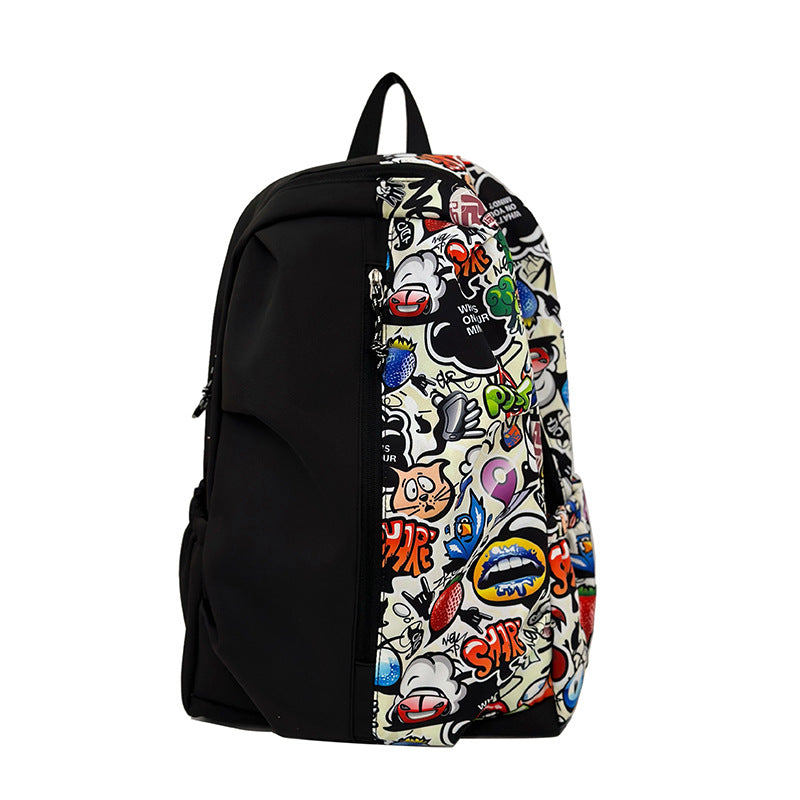 Trendy Grafikdruck Rucksack Karnz