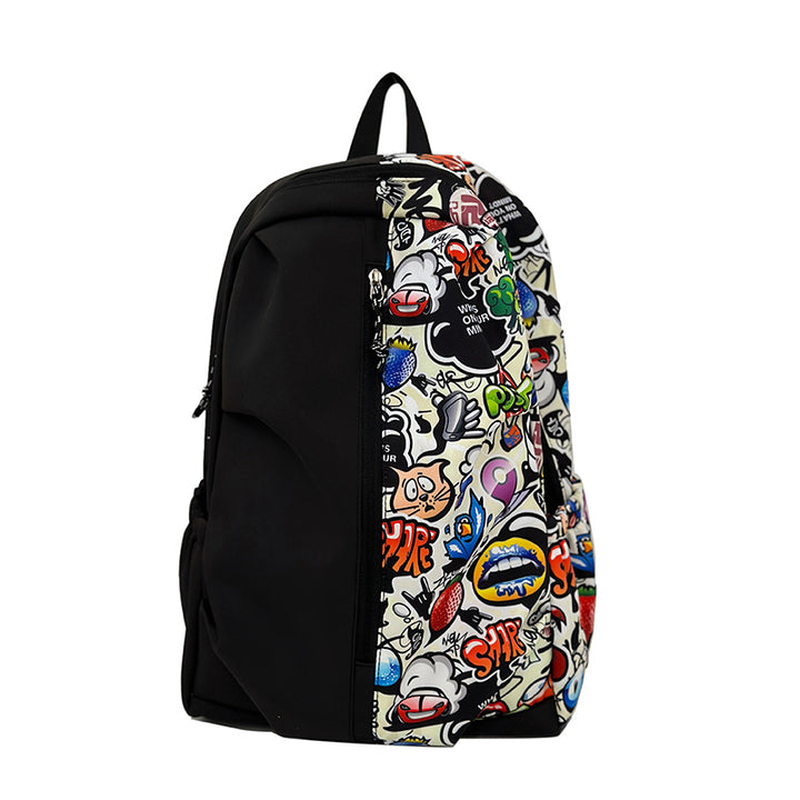 Trendy Grafikdruck Rucksack Karnz