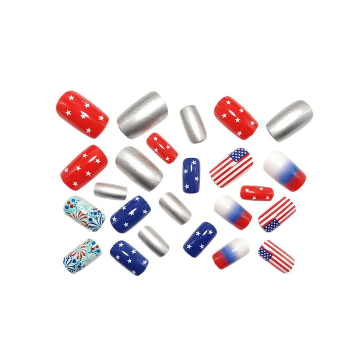 Kunstnagelset mit Patriotischen Motiven Karnz