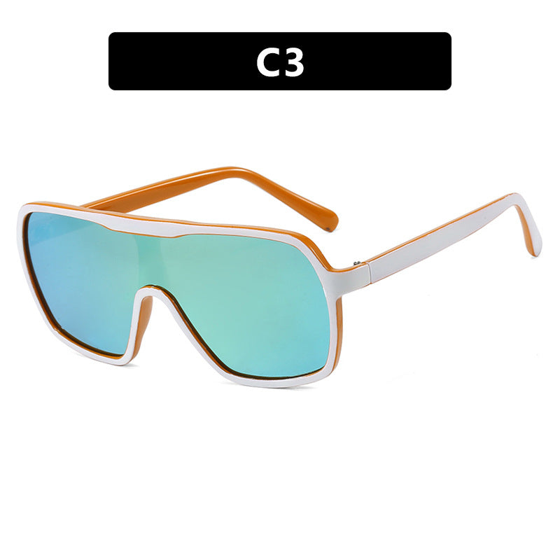 Damen oversized Sonnenbrille mit breitem Rahmen Karnz
