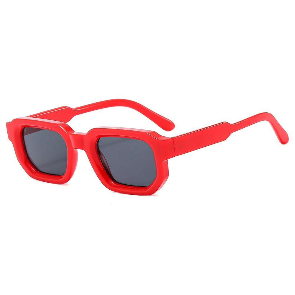 Damen Rechteckige Sonnenbrille mit markantem Design Karnz