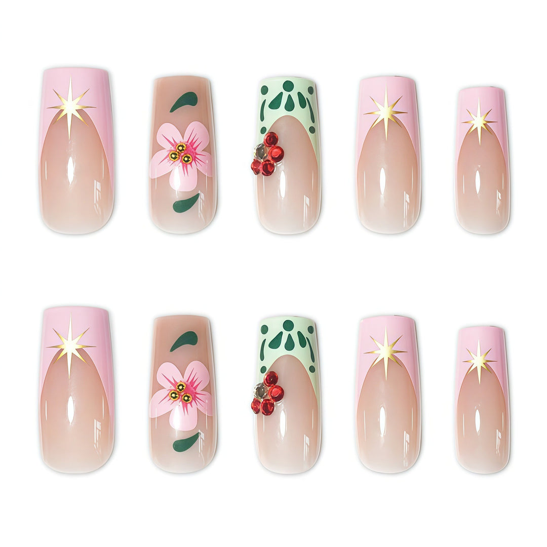 Floral Nail Art Enhancements Karnz