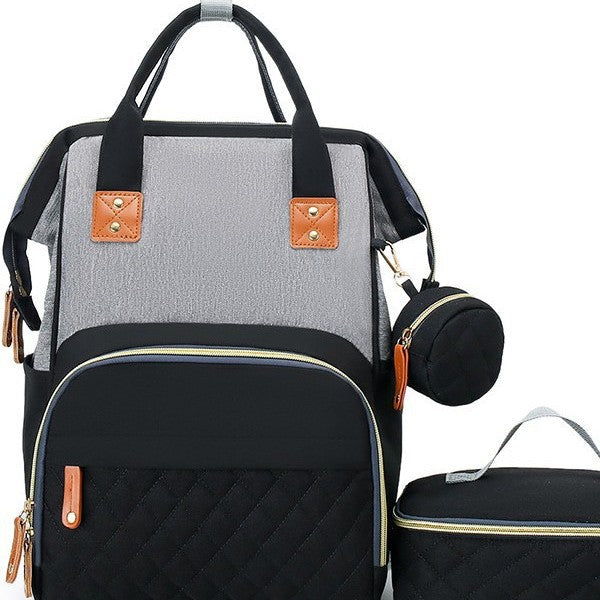 Vielzweck gesteppter Wickelrucksack Karnz