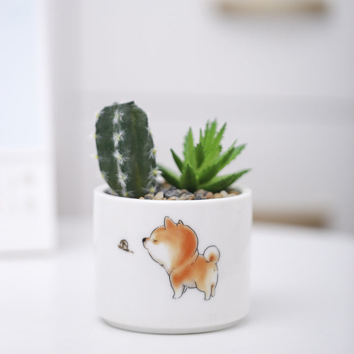 Niedlicher Tier-Themen-Sukkulenten-Planter Karnz
