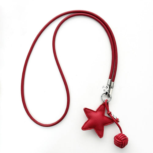 Sternförmige Leder-Handy-Lanyard Karnz