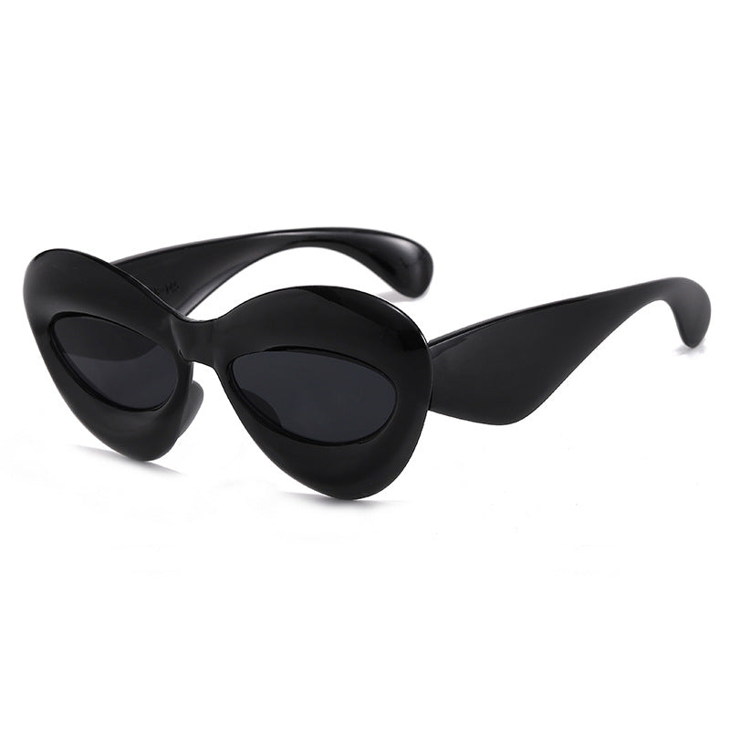 Damen Modische Cat-Eye Sonnenbrille mit einzigartigem Design Karnz