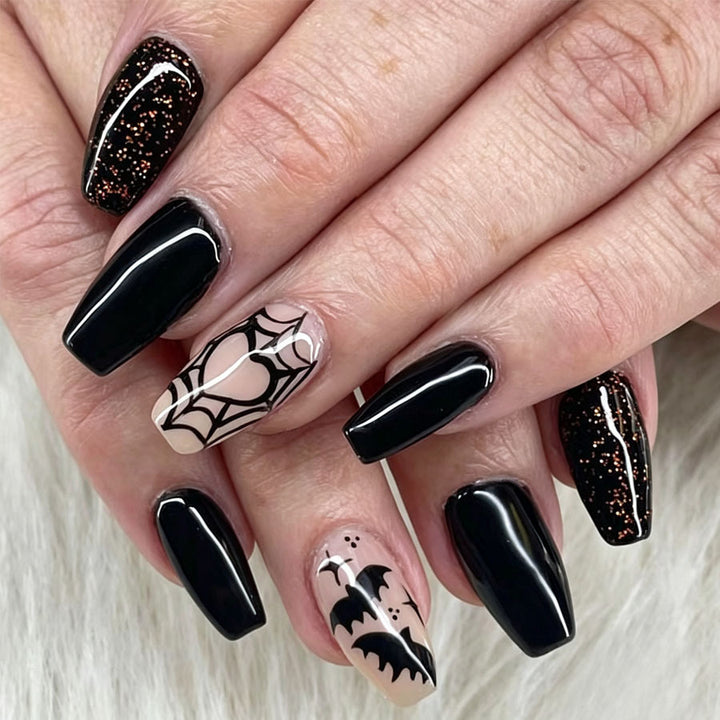 Halloween-Themen Press-On Nagelset Karnz