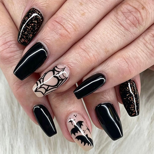 Halloween-Themen Press-On Nagelset Karnz