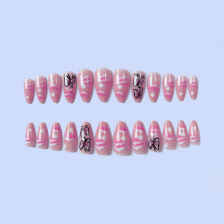 Künstlerisches Schmetterling Nail Art Set  1790958181