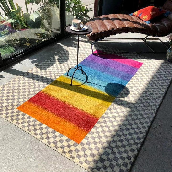 Geometrisches Muster Teppich Karnz