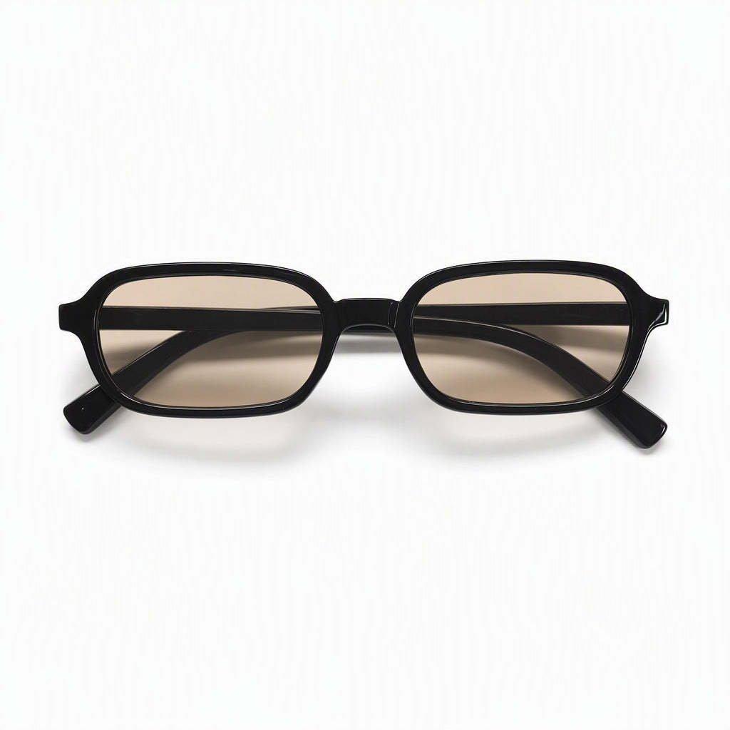 Retro-inspirierte Übergroße Rechteck-Sonnenbrille Karnz