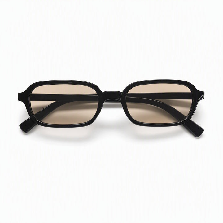 Retro-inspirierte Übergroße Rechteck-Sonnenbrille Karnz