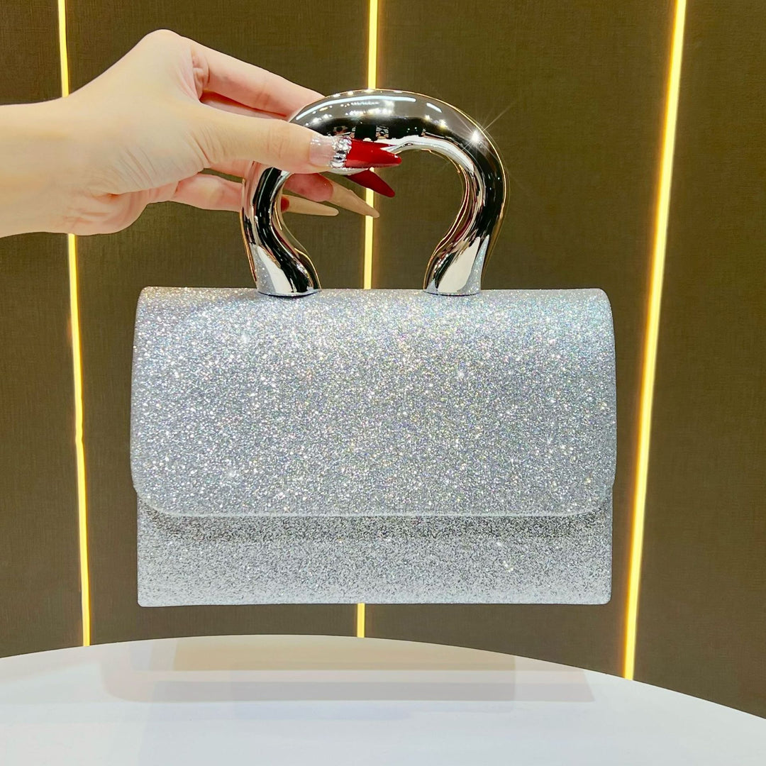 Glitzernde Abendhandtasche