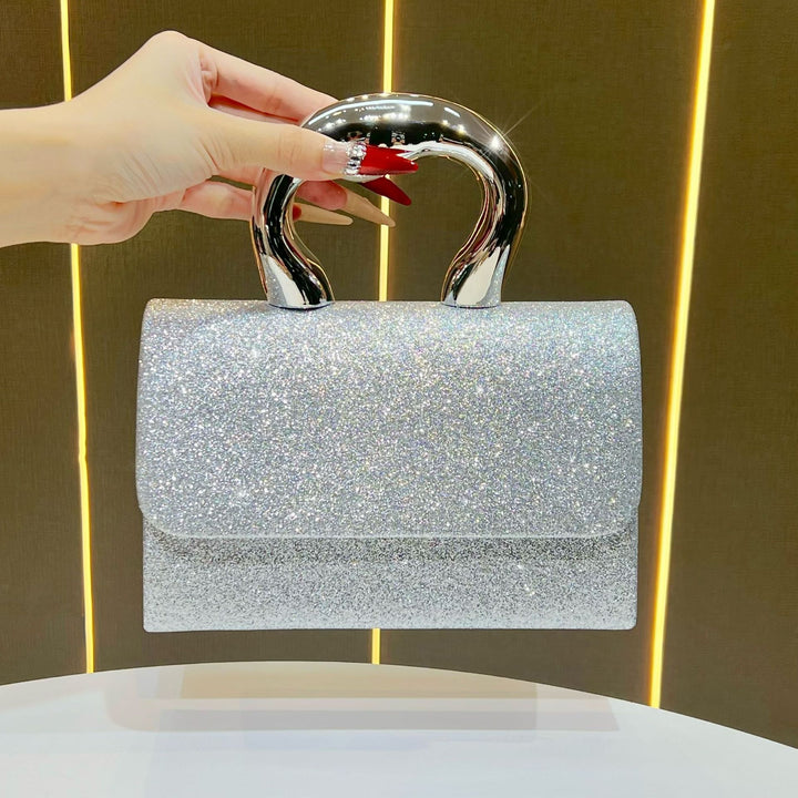 Glitzernde Abendhandtasche