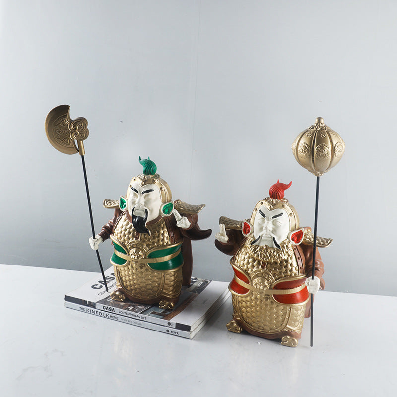 Dekorativer Krieger-Figurine