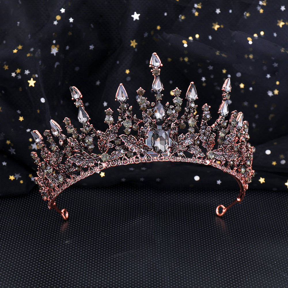 Damen Elegante Kristall-Tiara mit filigranem Design Karnz