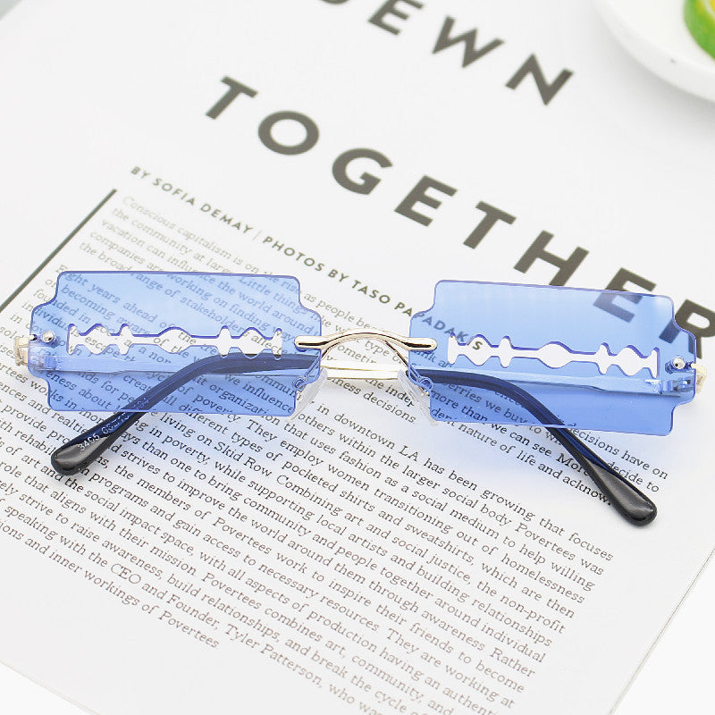 Damen Modische Retro-Sonnenbrille im einzigartigen Design Karnz