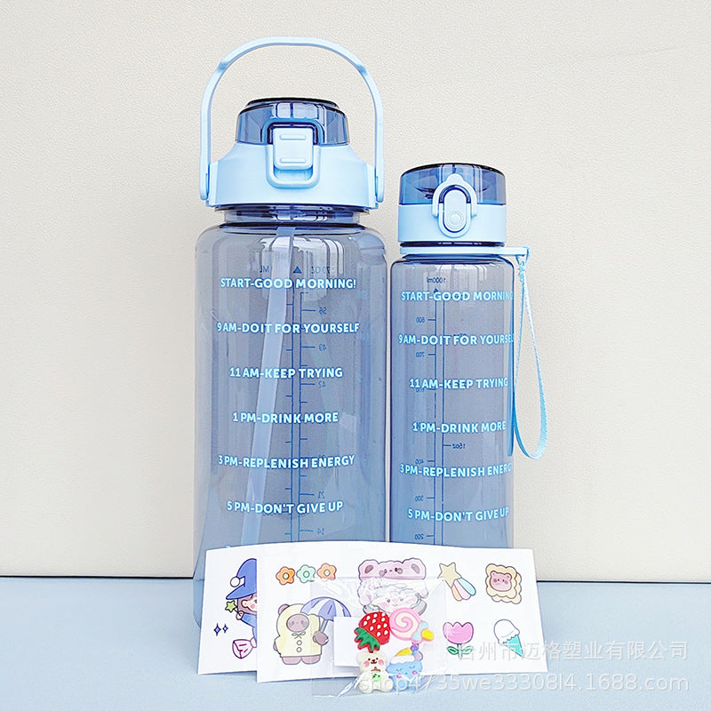 Damen Motivierende Trinkflasche Karnz