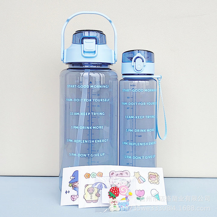 Damen Motivierende Trinkflasche Karnz