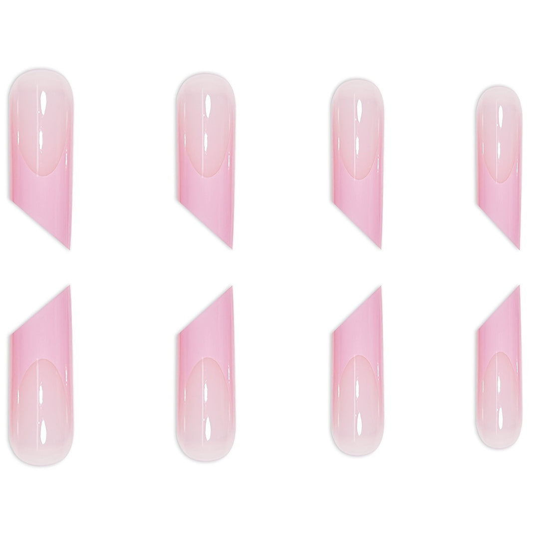 Skulptierte Stiletto Press-On Nagelset Karnz