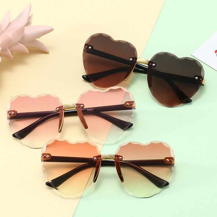 Damen Herzförmige Sonnenbrille Karnz