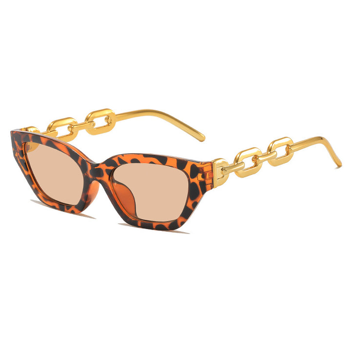 Trendige Retro Katzenaus Augen Sonnenbrillen Karnz