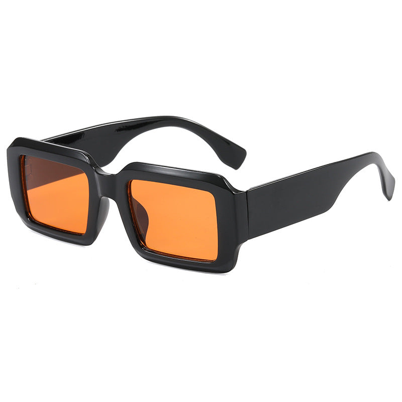 Damen oversized quadratische Sonnenbrille mit modernem Kunststoffrahmen Karnz