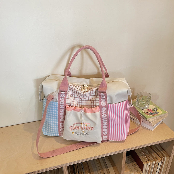 Stylische Reis-Duffle mit mehreren Taschen