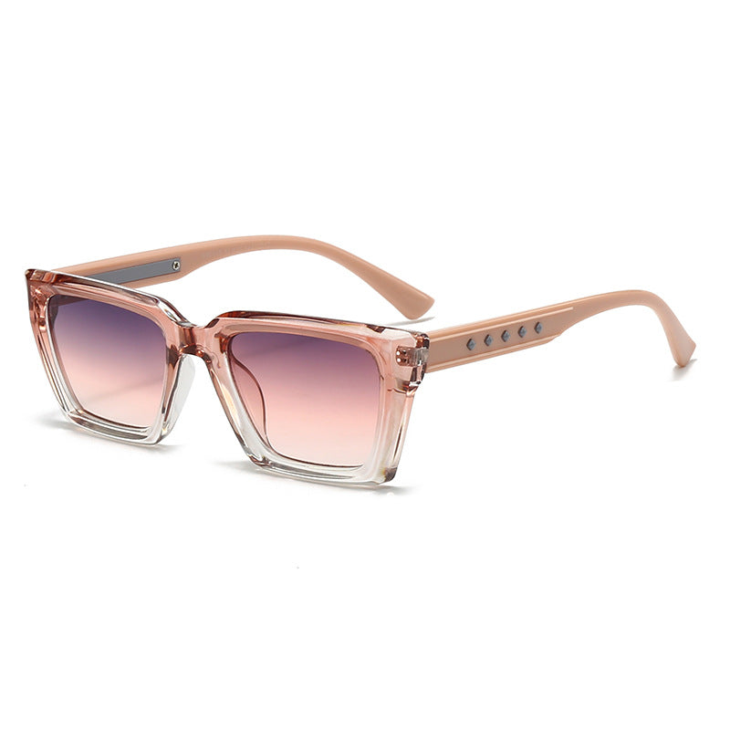 Damen modische Sonnenbrille im modernen Quadratdesign Karnz