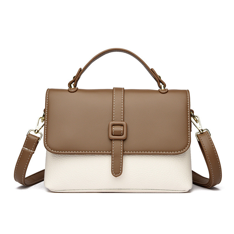 Elegante Zweifarbige Handtasche Karnz