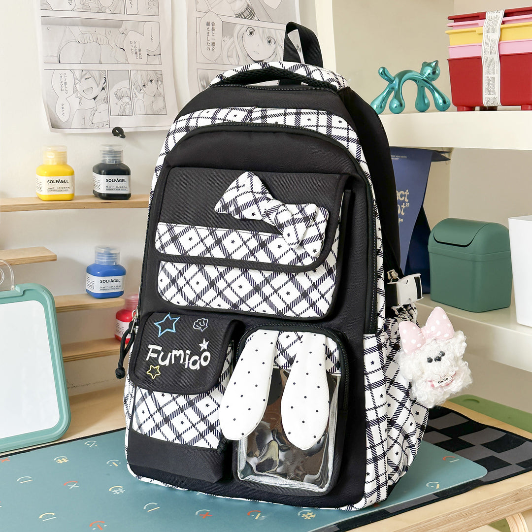 Verspielter Bunny Ear Rucksack Karnz