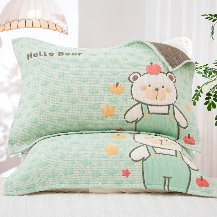 Damen Kissenbezug mit fröhlichem Pinguin-Motiv Karnz