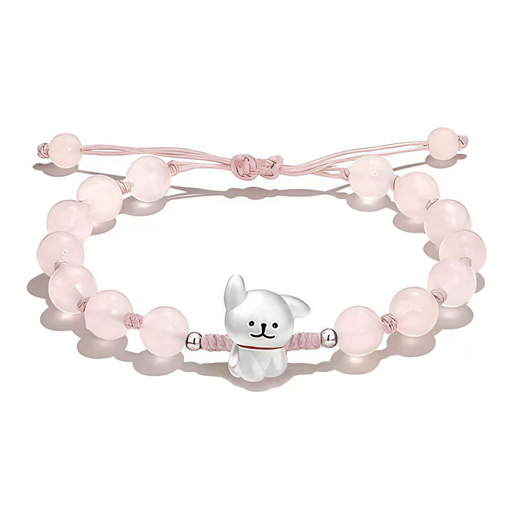 Verspieltes Hund Charm Perlen Armband Karnz