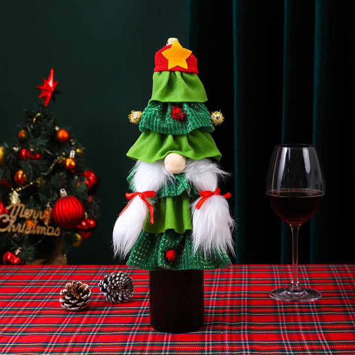 Kreative Flaschenwärmer im Weihnachtsbaum-Design Karnz