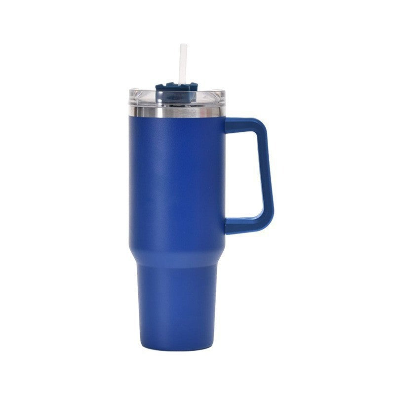 Damen Isolierter Trinkbecher mit Handgriff und Strohhalm Karnz