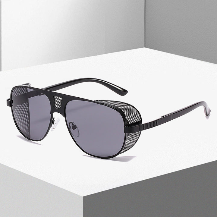 Damen Sportsonnenbrille mit innovativem Netzrahmen und polarisierenden Gläsern Karnz